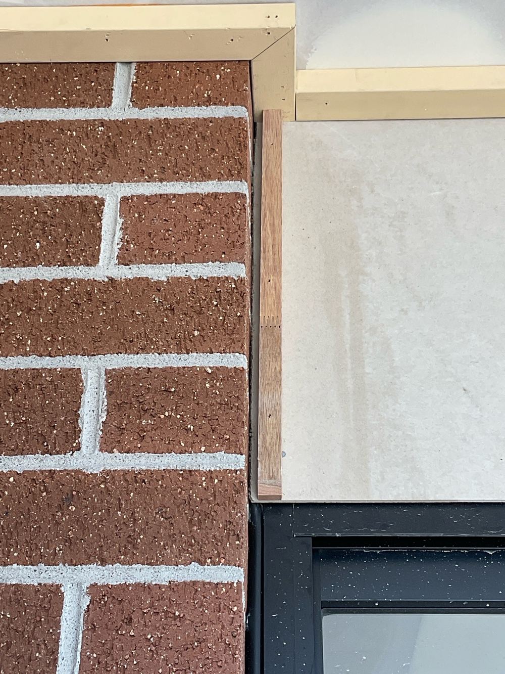Brickwork movement joint stopping short instead of running footing to top, Werribee